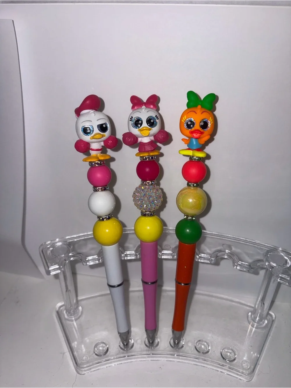Mickey Mouse and friends characters beaded pens